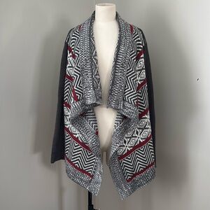 Dex Knit Open Front Wool Blend Cardigan Sz M